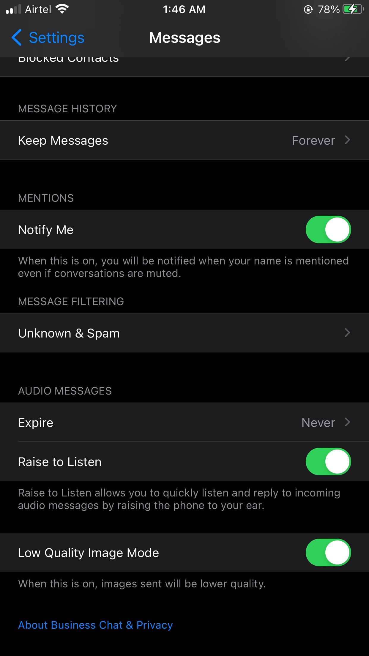 Flick the Toggle for Notify Me option