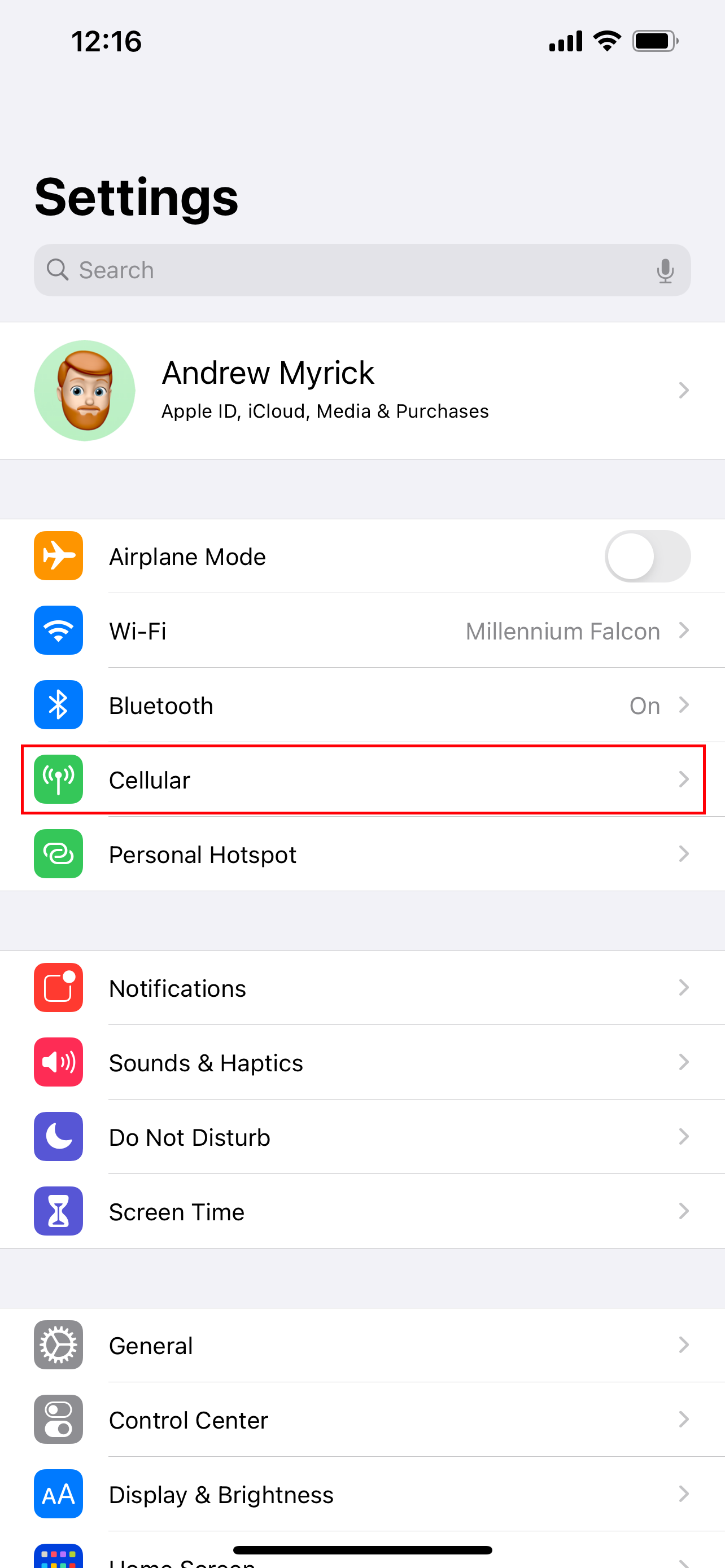 Open-Cellular-Settings-on-iPhone