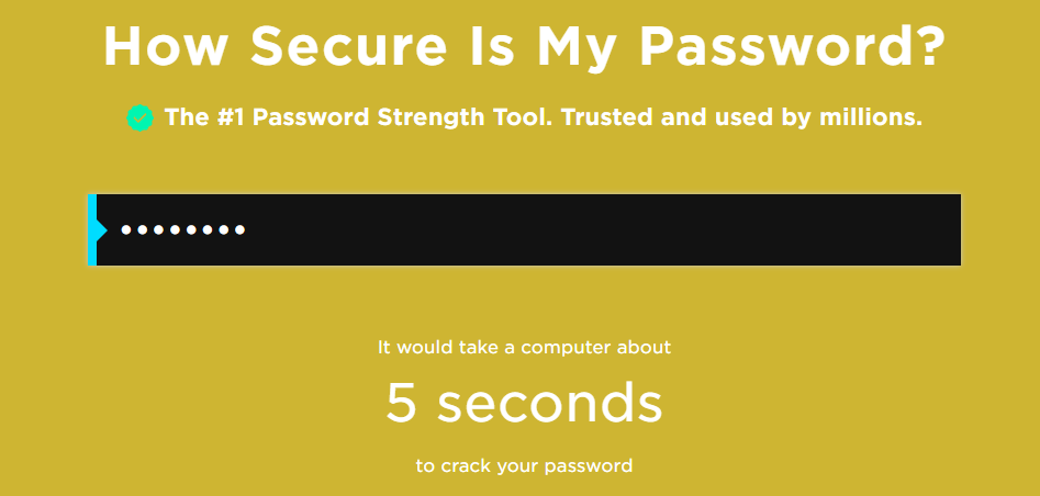 Password Security Weak