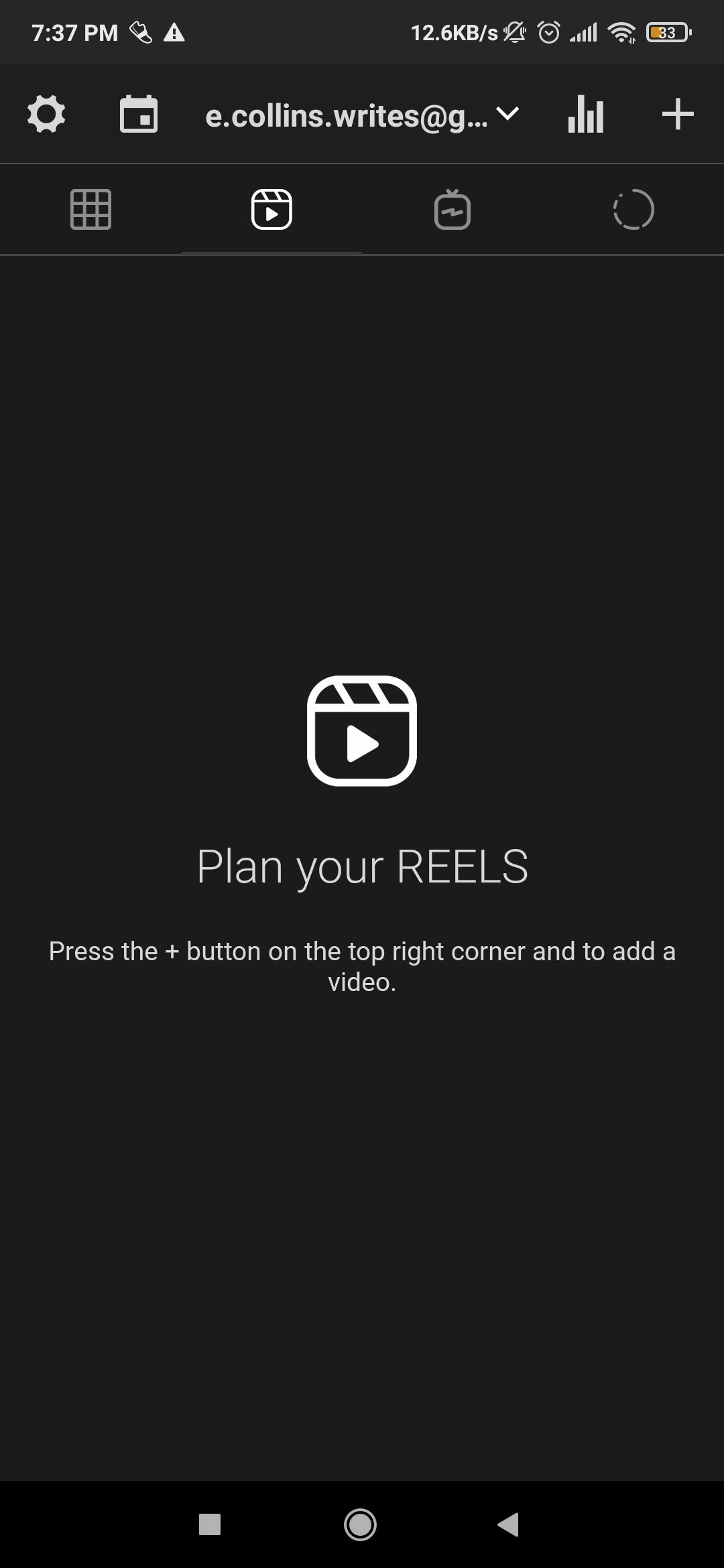 Preview Instagram plan your reels
