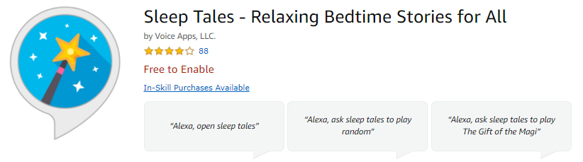 Sleep Tales - Relaxing Bedtime Stories for All skill