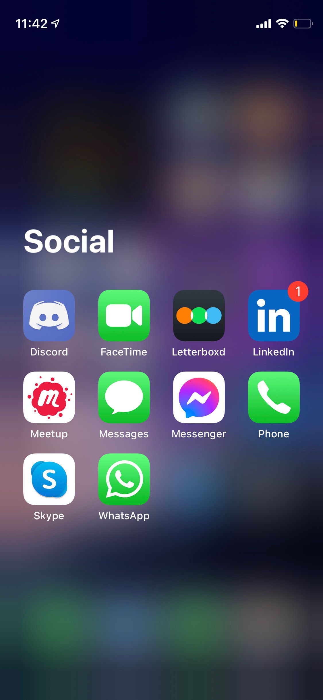 Social folder in iPhone App Library3
