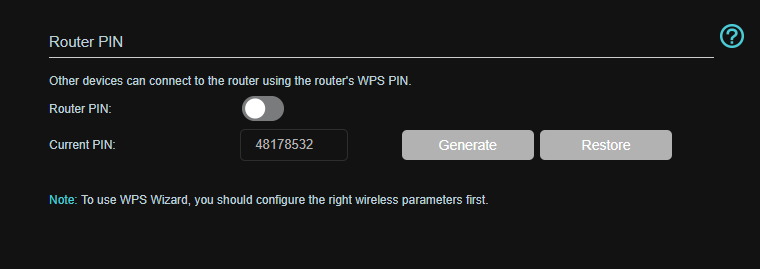 WPS PIN Router