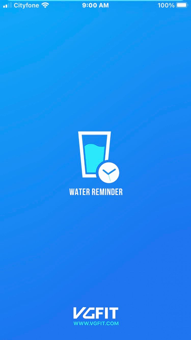Water Reminder Loading Screen
