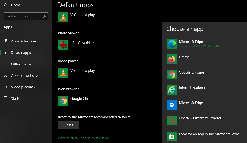 Windows Change Default Browser List - 8 cose importanti da fare dopo l’installazione di Windows 10