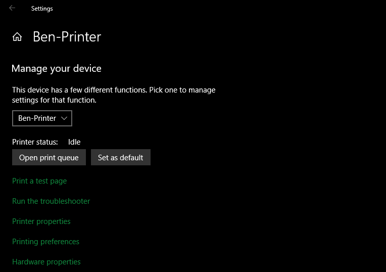 How To Set The Default Printer In Windows 10