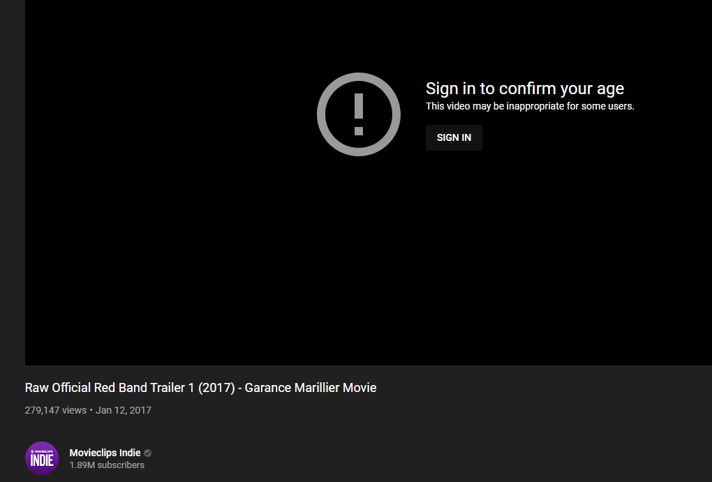 ورود به سیستم YouTube محدود شده است