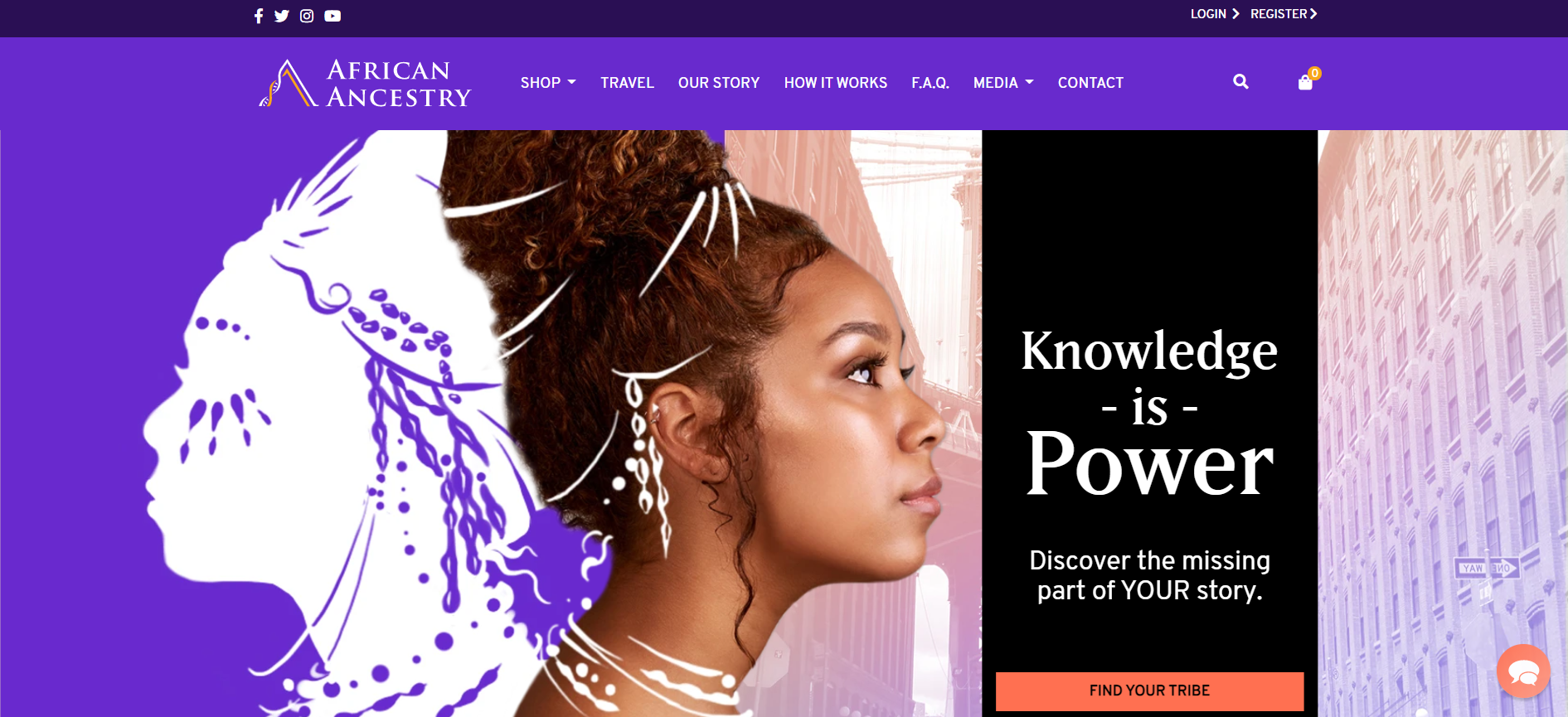 African Ancestry homepage