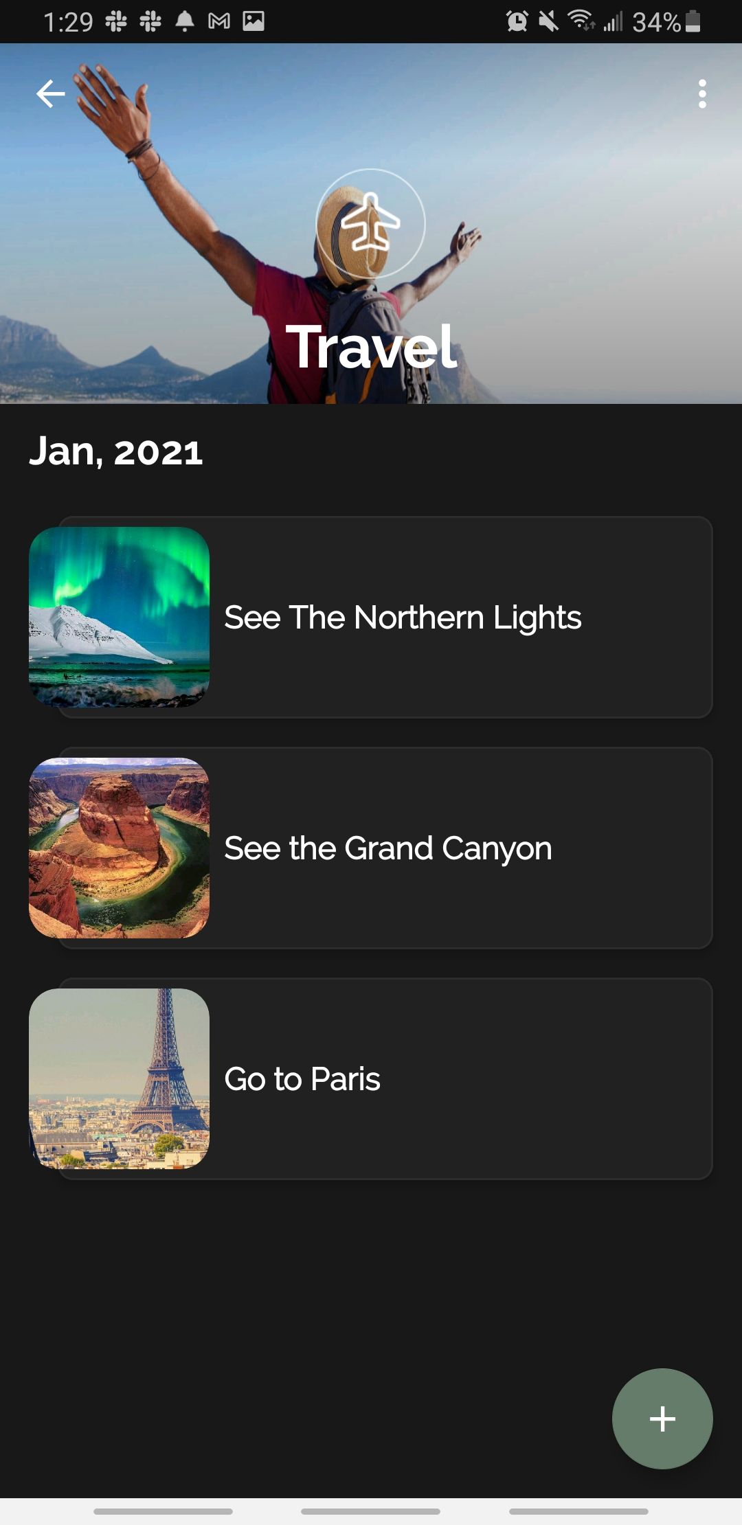 buckist app travel category