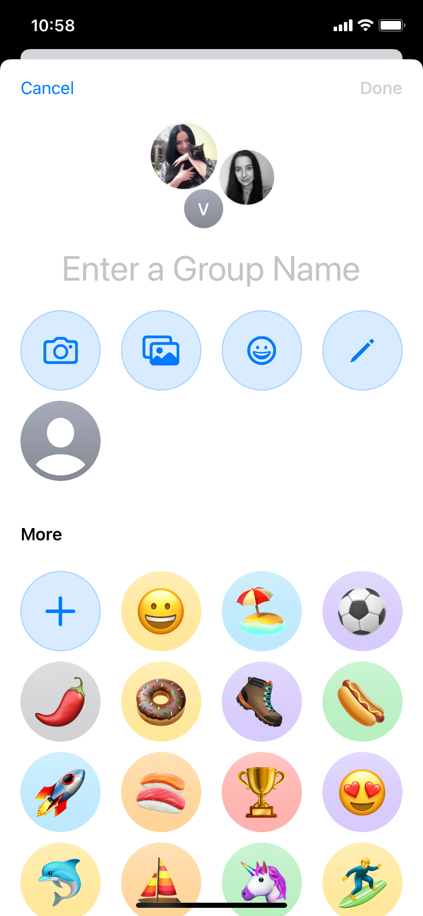 how to change an iMessage group name on iPhone
