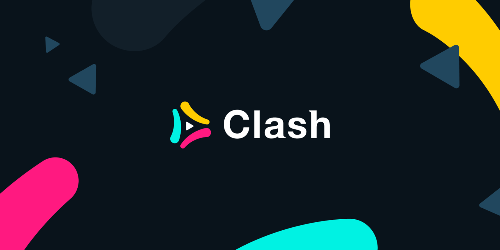 The colorful logo of video-sharing app Clash