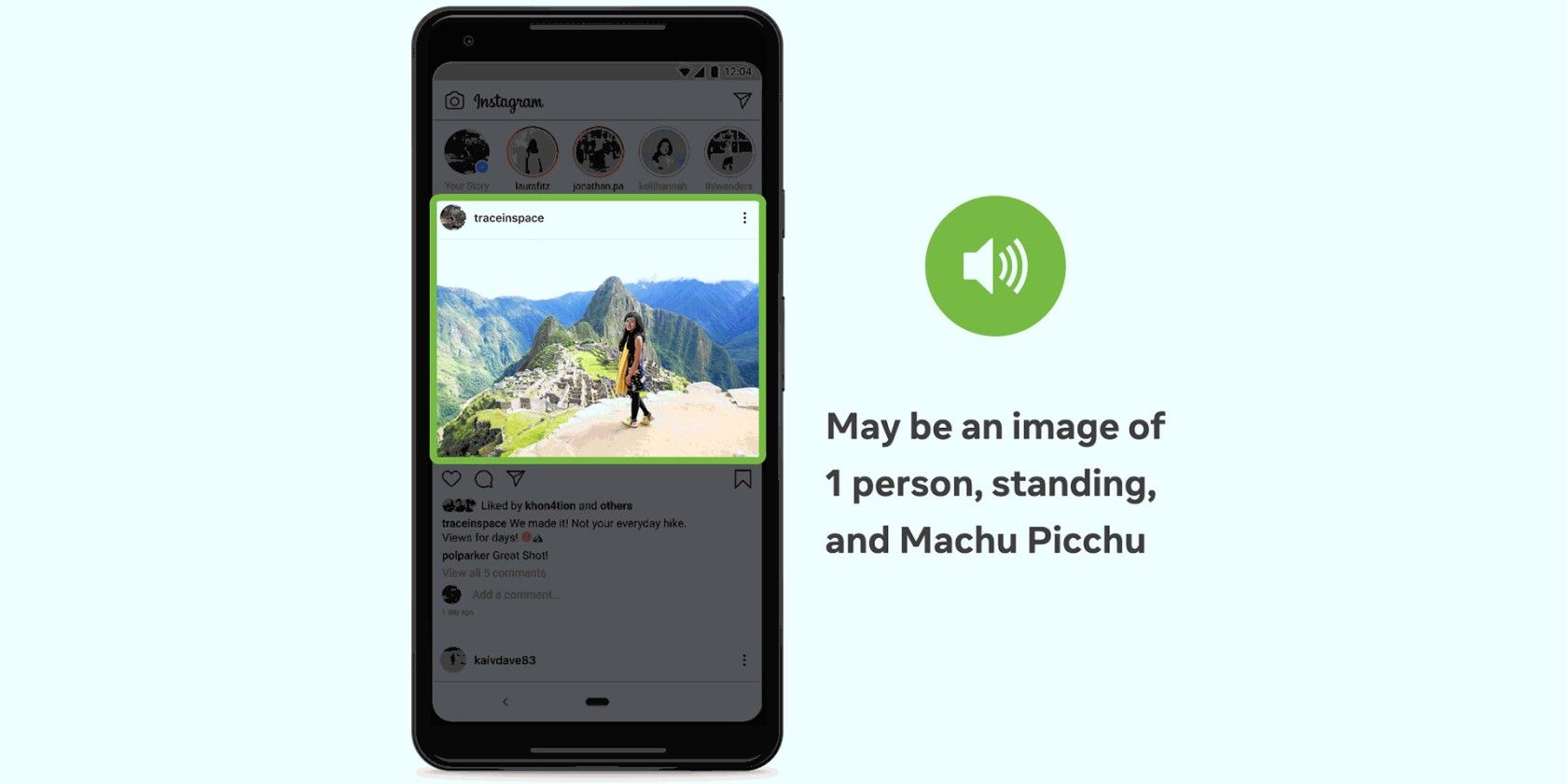 Facebook AI visually-impaired users