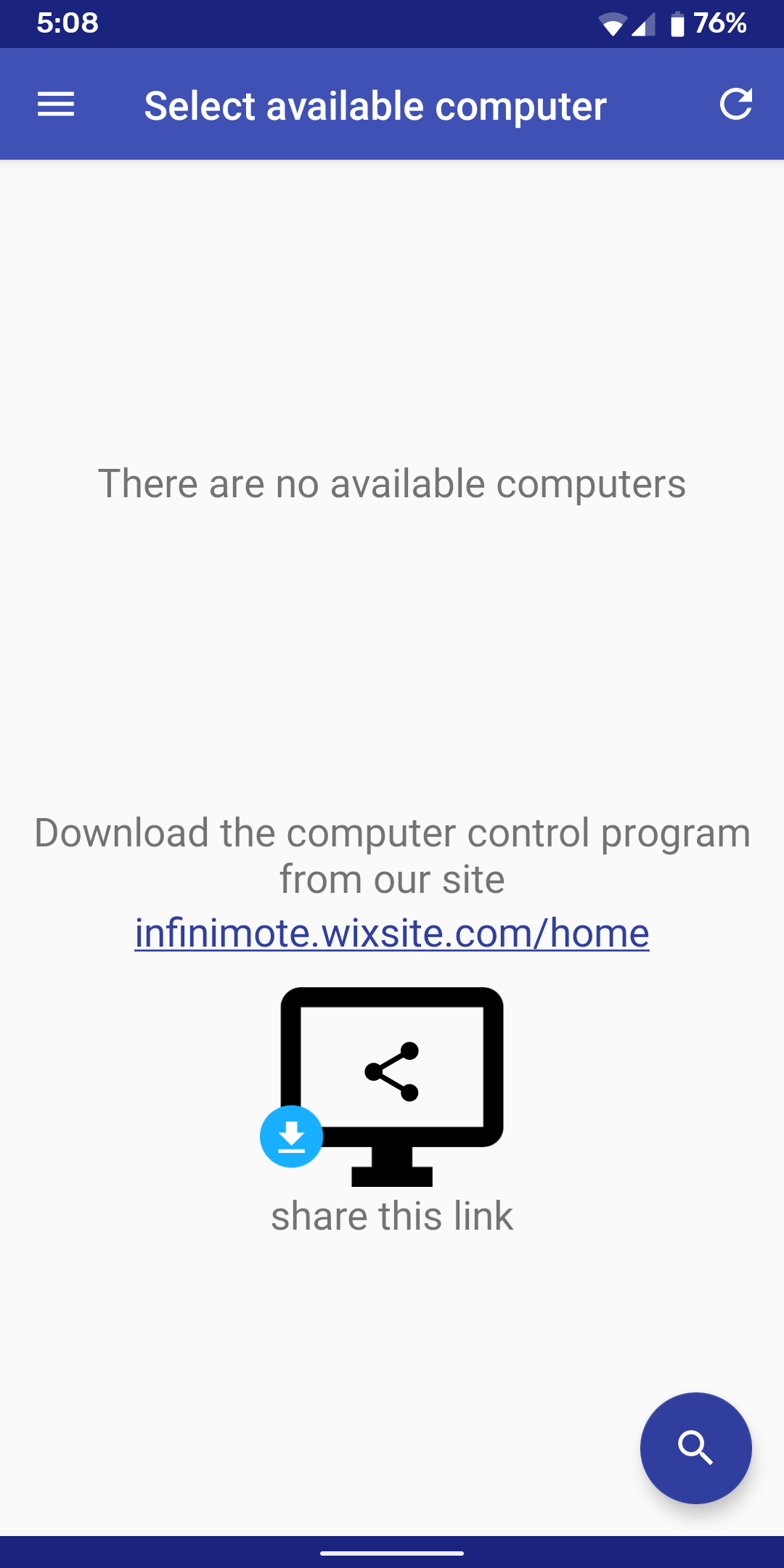 InfiniMote Android app