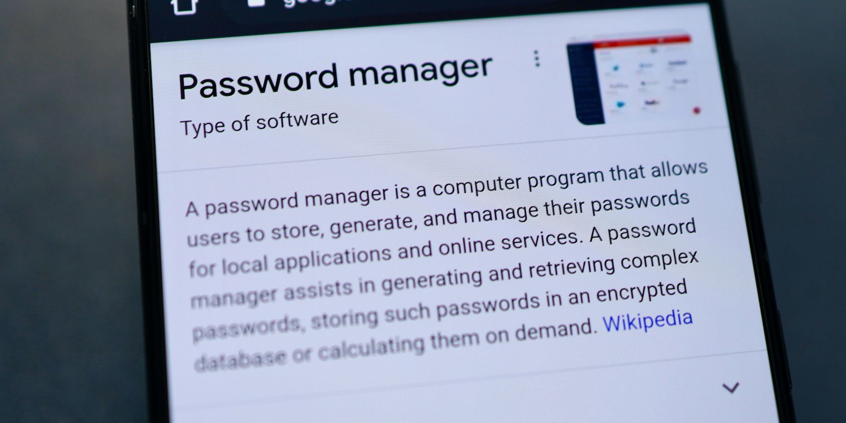 password manager for Android