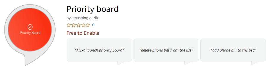 Priority board skill
