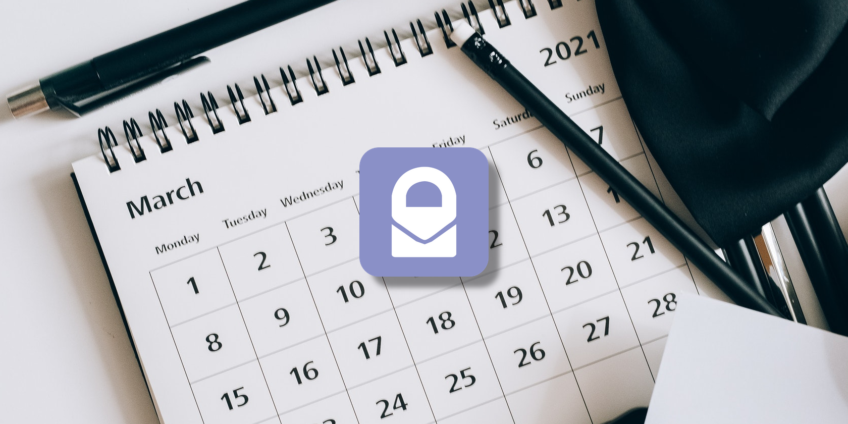 ProtonMail Logo and Calendar