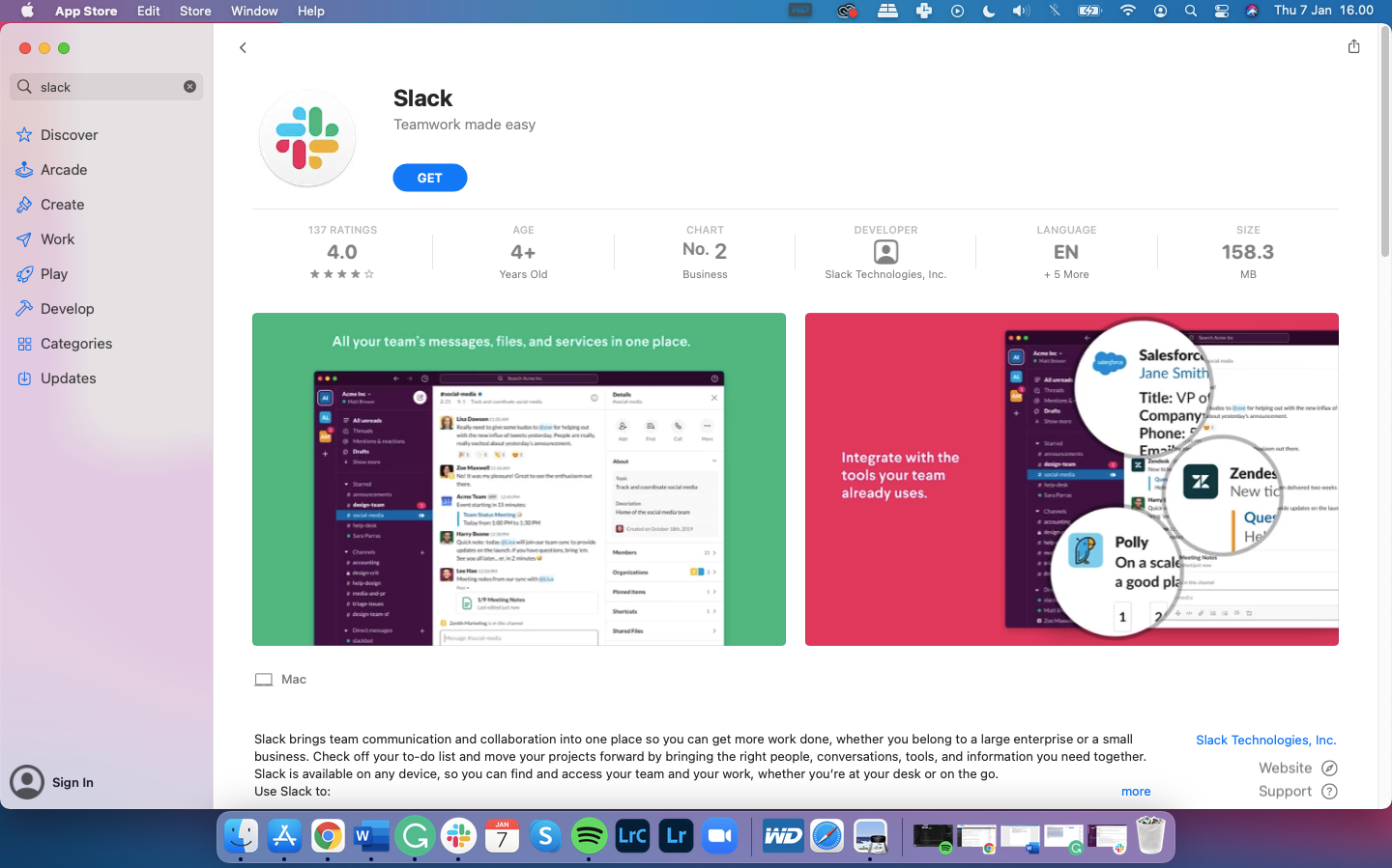 Slack App Store Download