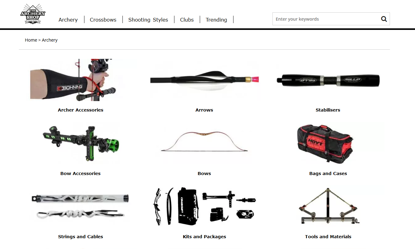 The Archery Shop Online Store