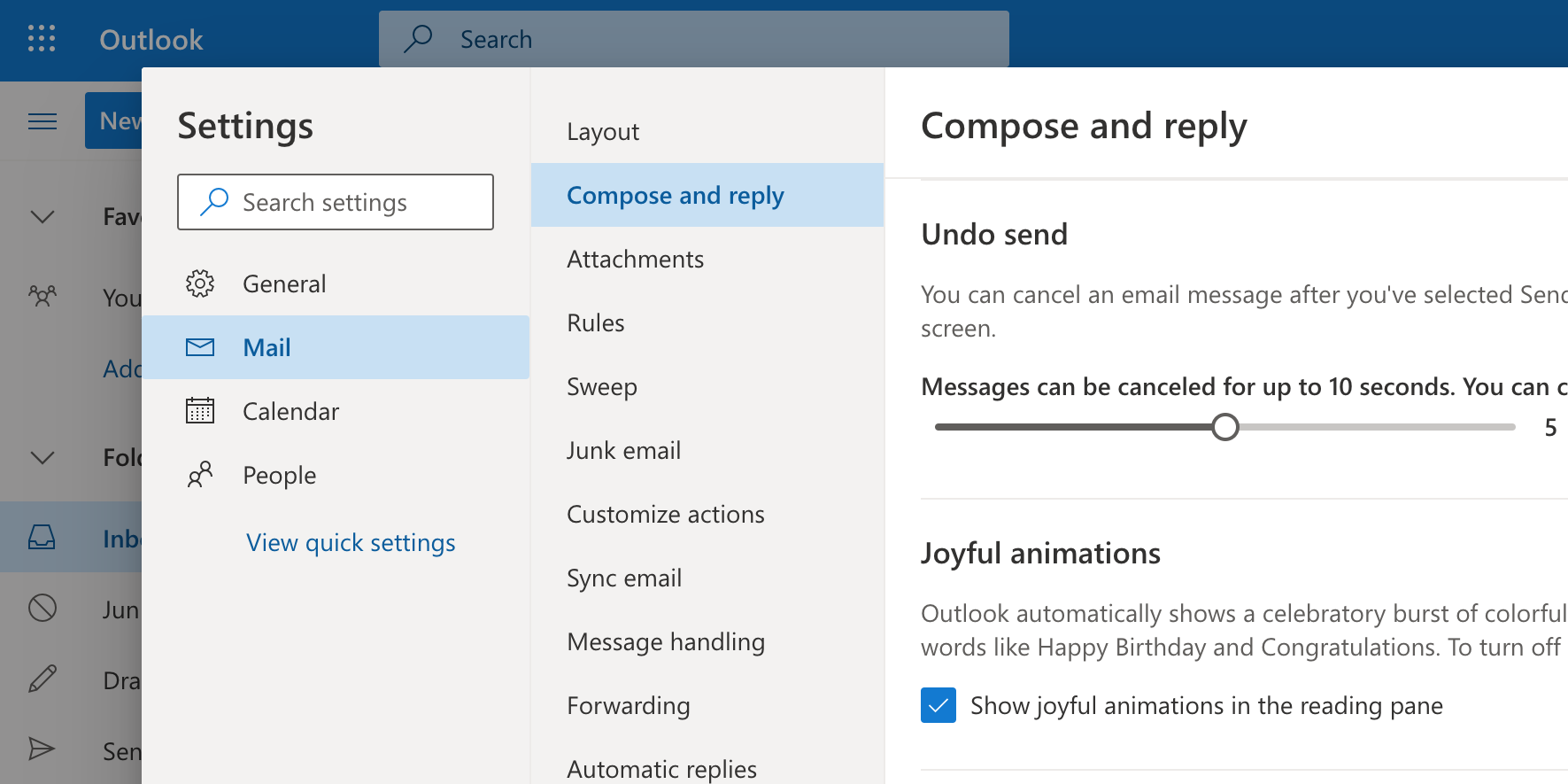 unsend an email outlook web