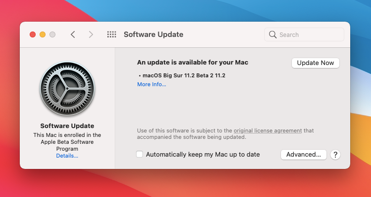 Update macOS