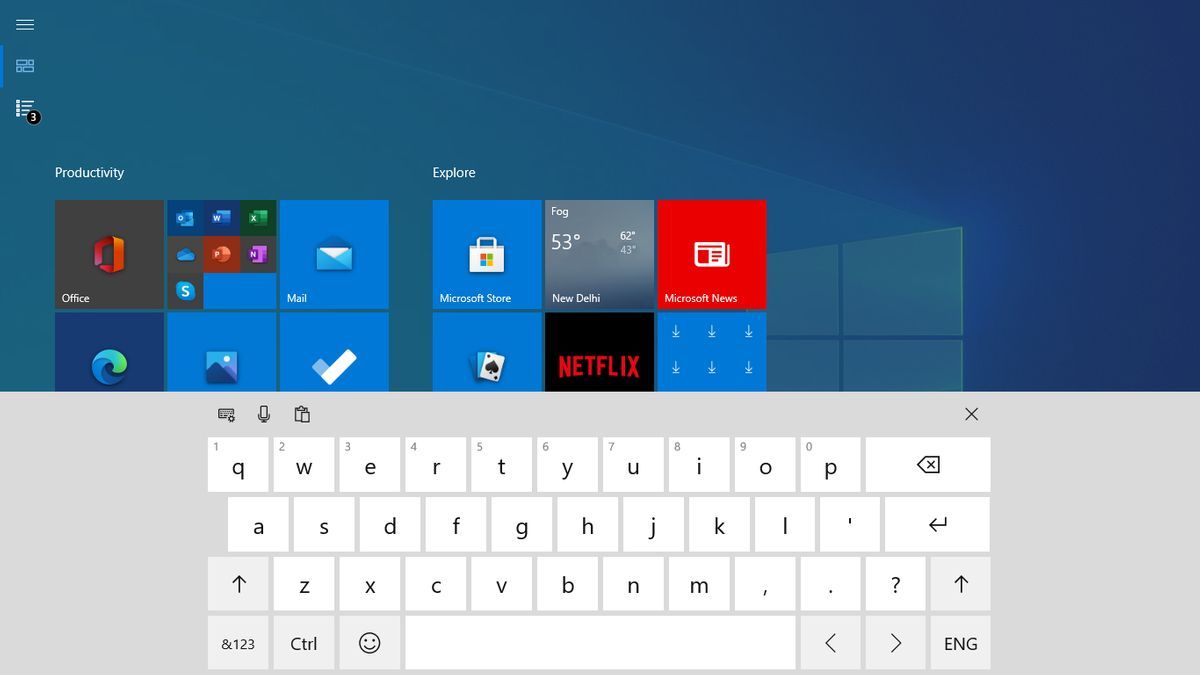 windows 10 tablet mode
