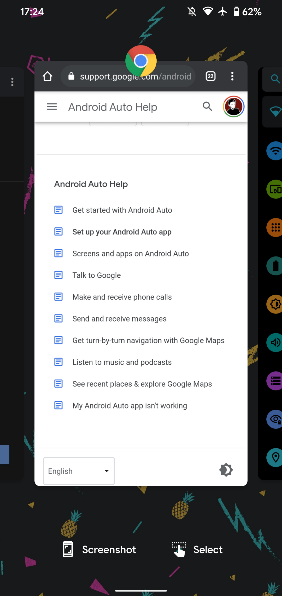 Android Overview Screen