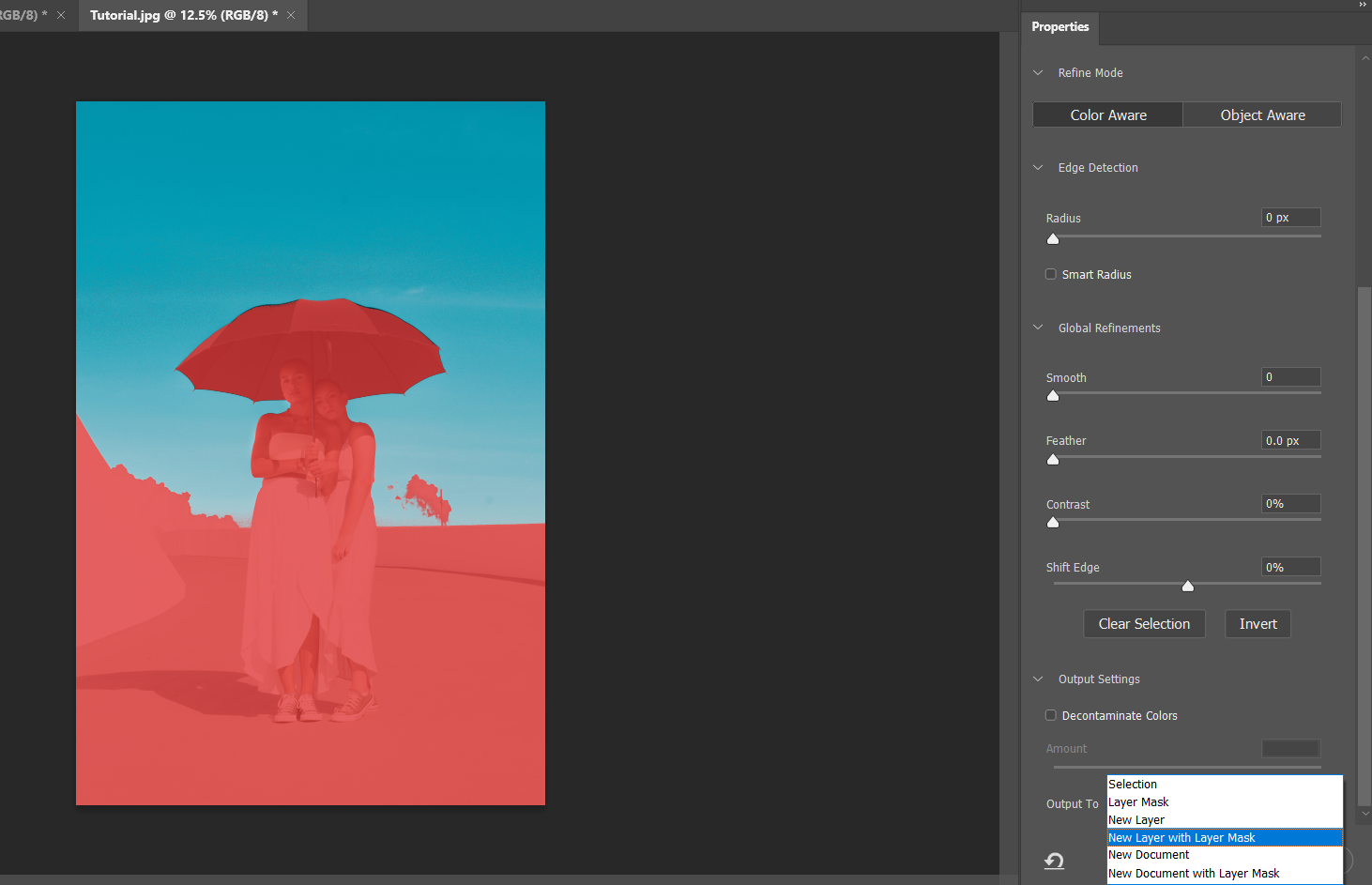 how to select all of the same color in