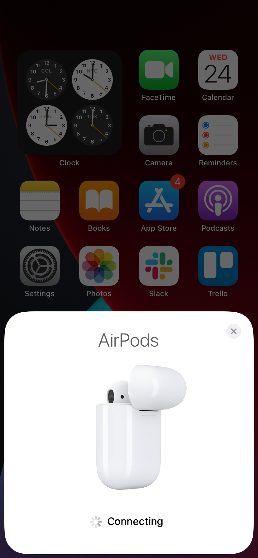 اتصال AirPods