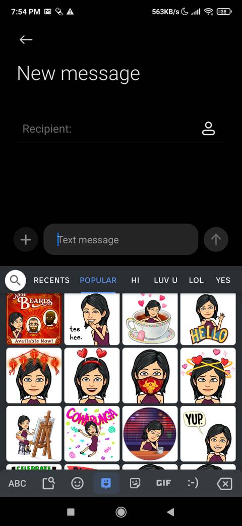 اضافه کردن ایموجیهای جدید در گوشیهای اندروید 9 Bitmoji 2.jpg?q=50&fit=crop&w=480&dpr=1 -