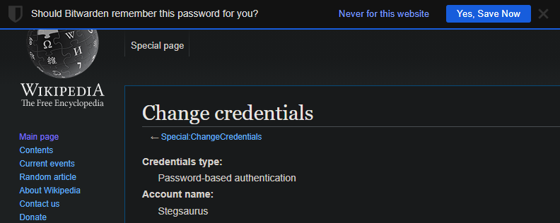 Bitwarden Remember Password