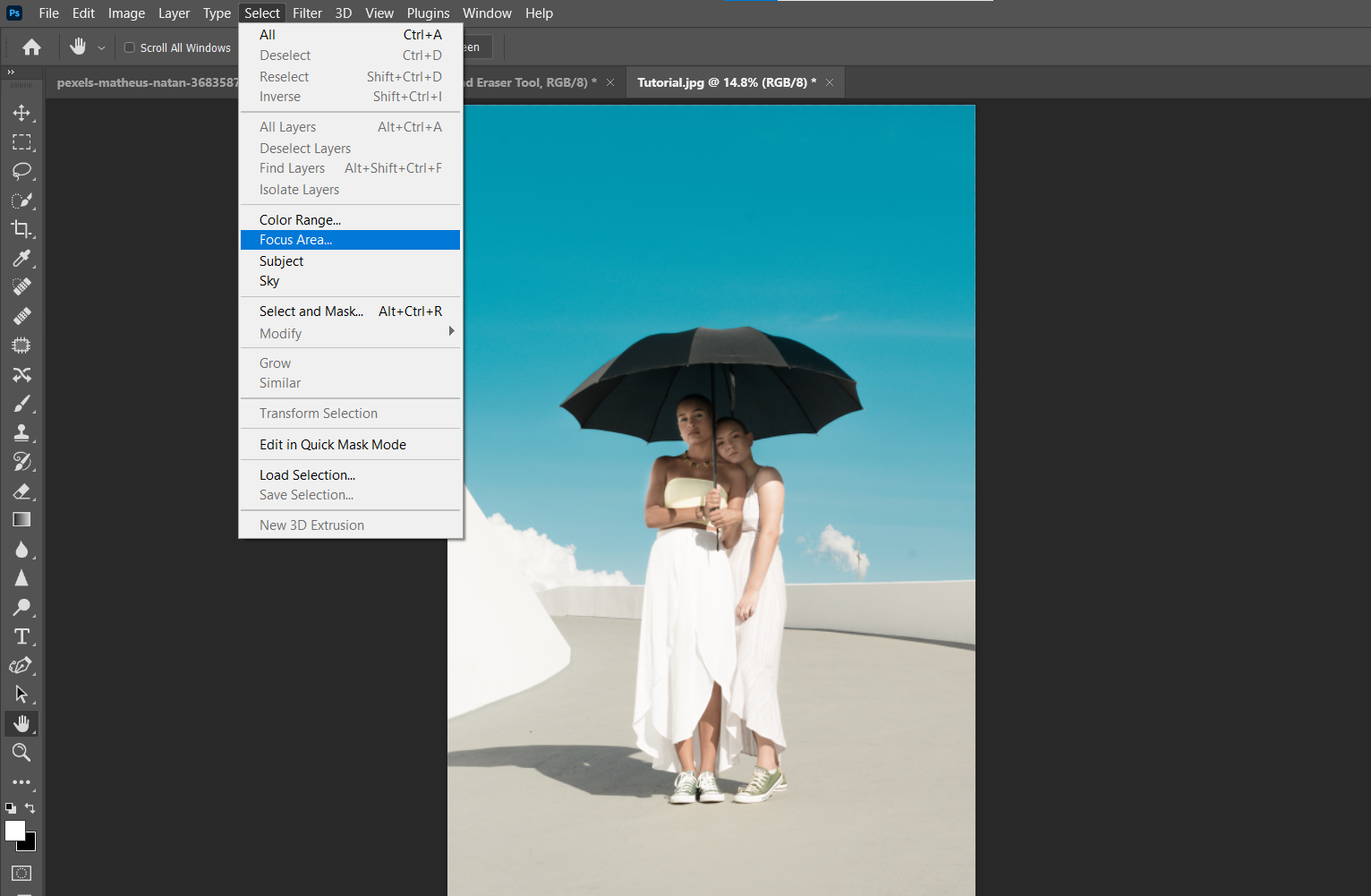 how to cut things out in photoshop quick select