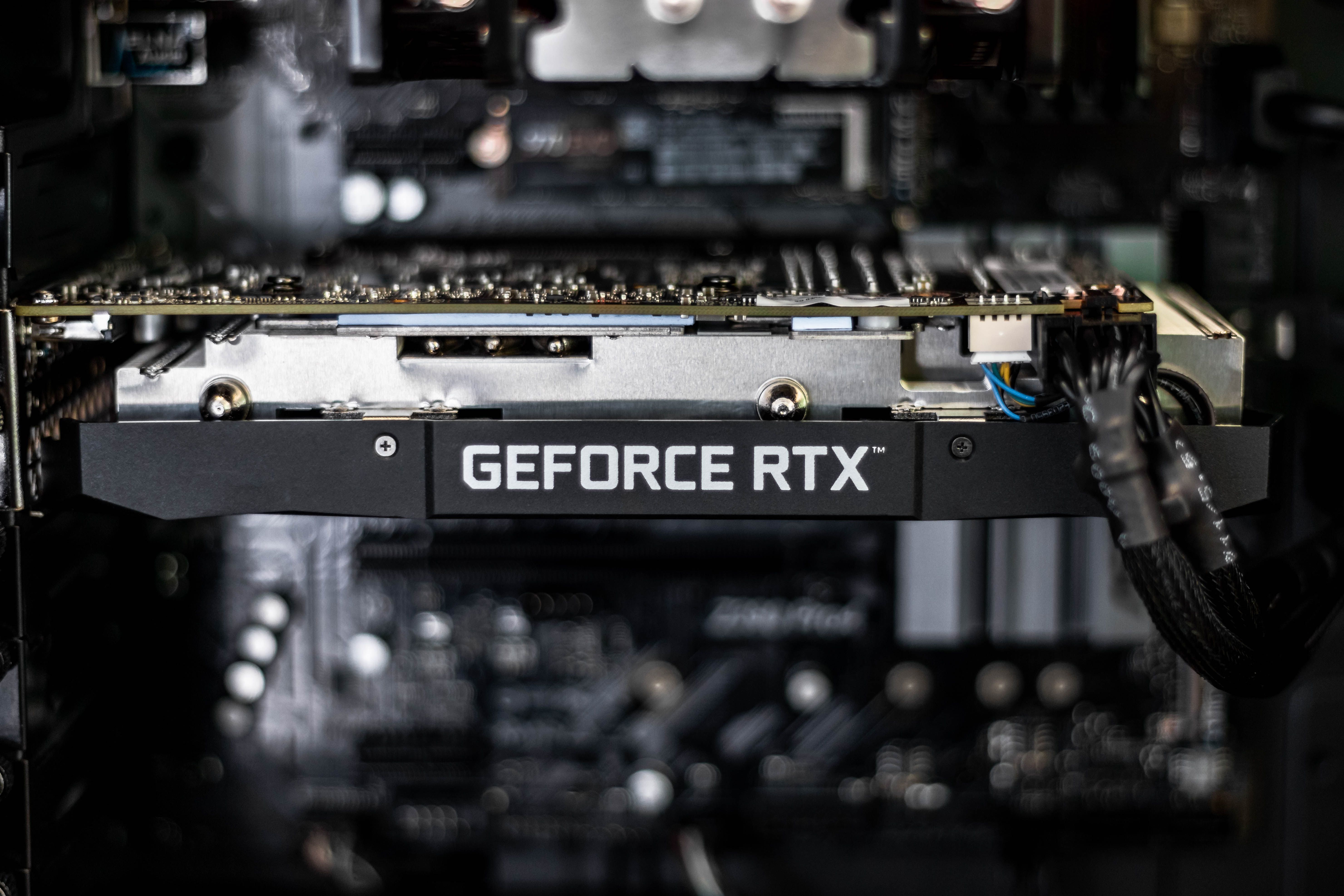 Geforce RTX Card Unlabeled Installed