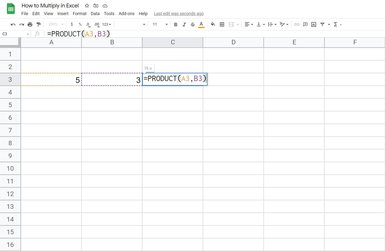 How To Multiply In Excel 9805