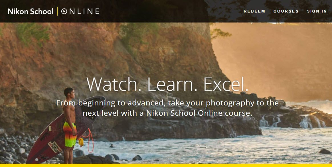 Nikon School homepage