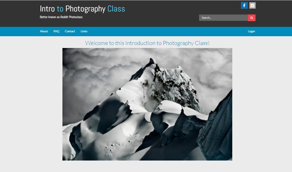 R-Photo Class a free photography course for beginners