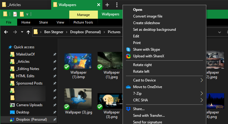 Set Image as Wallpaper Windows 10