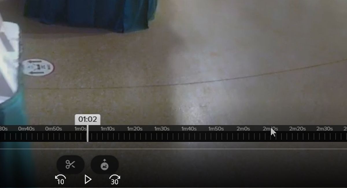 Sliding the Timeline in GoPro Player