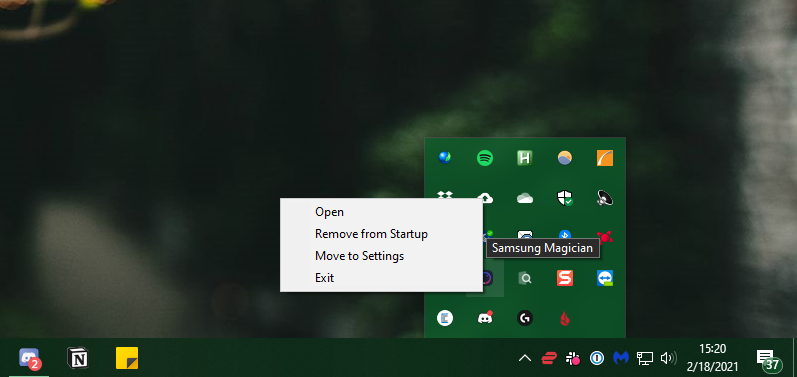 Windows Close System Tray Apps