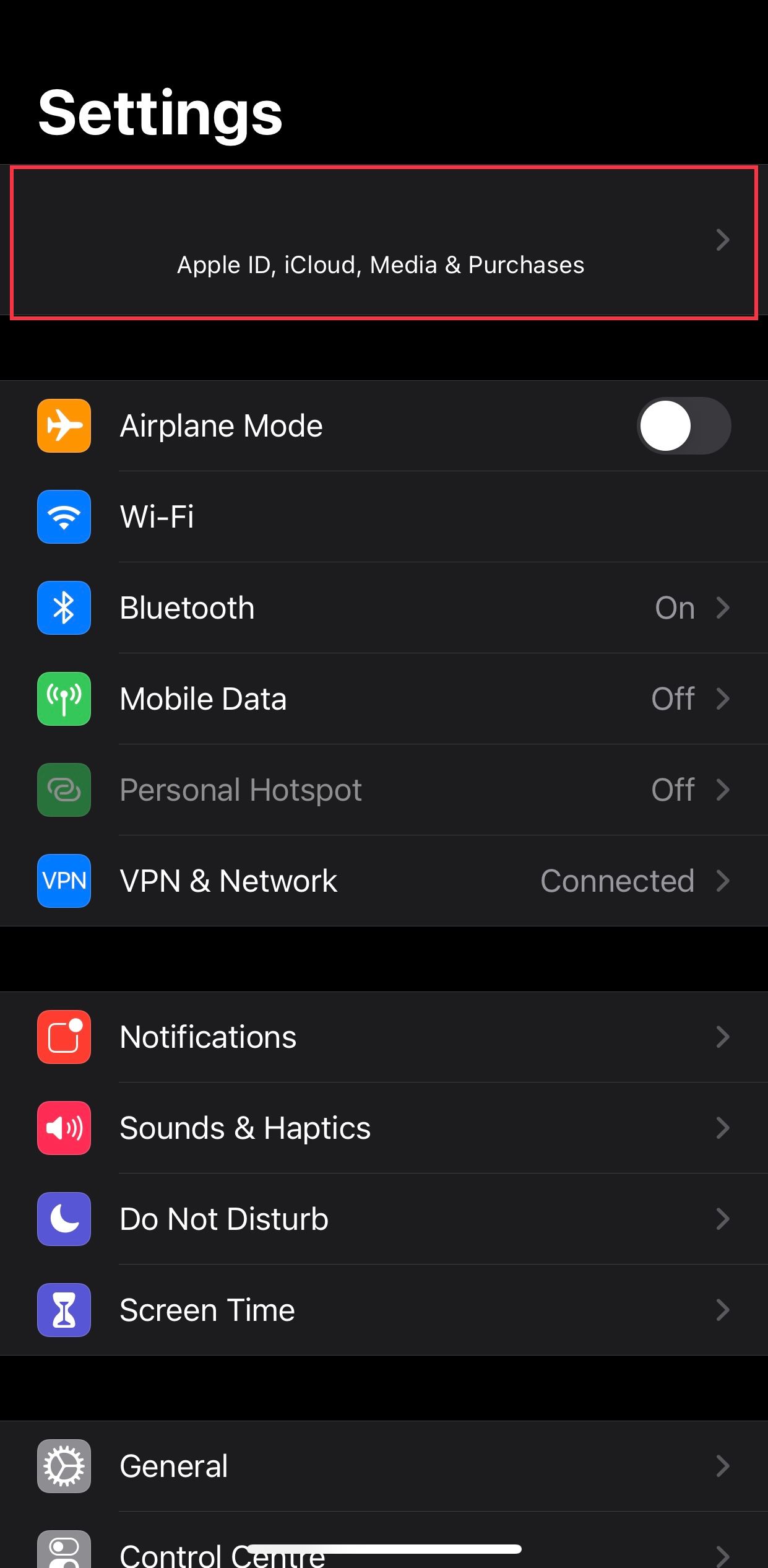 نحوه دسترسی به تنظیمات ذخیره سازی iCloud از طریق iOS