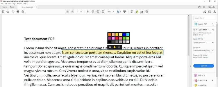 change-highlight-color-in-adobe-acrobat-pro-dc-nutgai