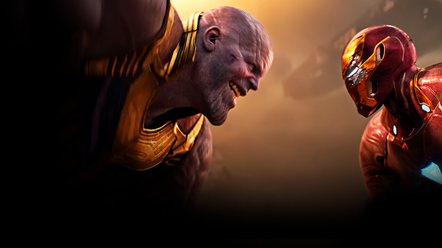 Thanos head-to-head with Iron Man, Avengers: Infinity War
