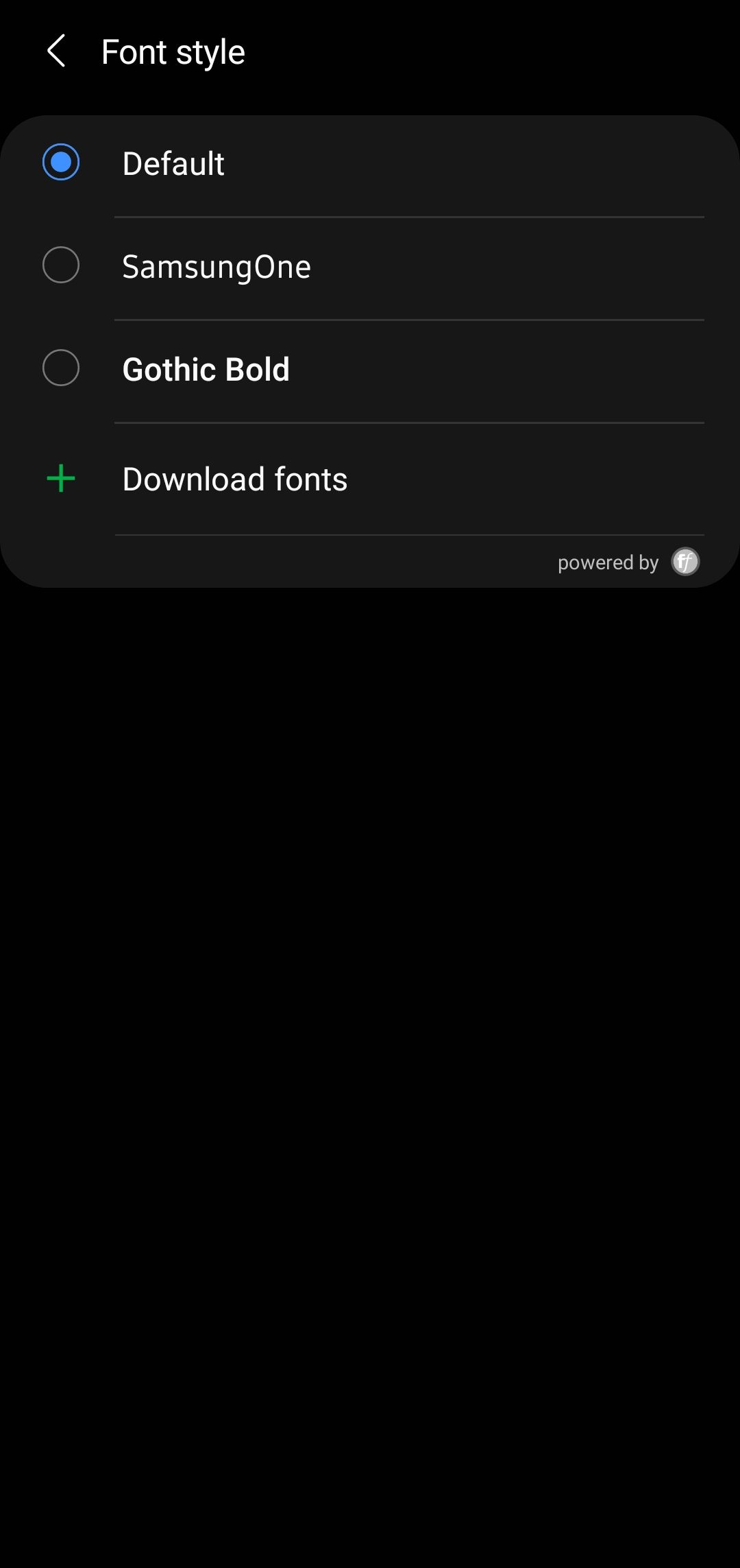 Galaxy S21 Change System Font