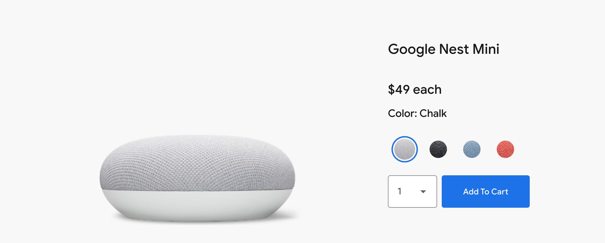 Google Nest Mini Price