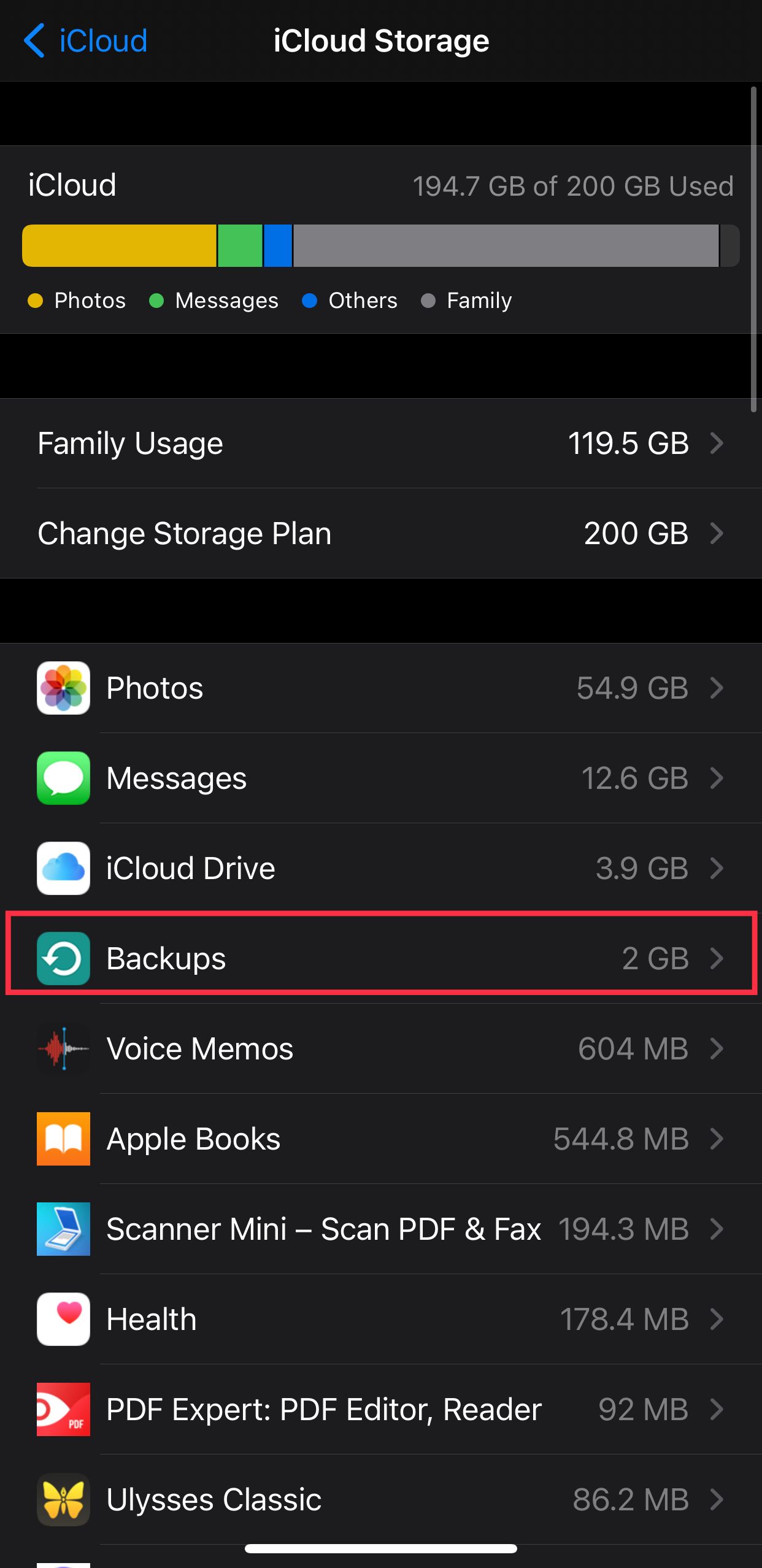 اندازه نسخه پشتیبان iCloud خود را در iOS بررسی کنید
