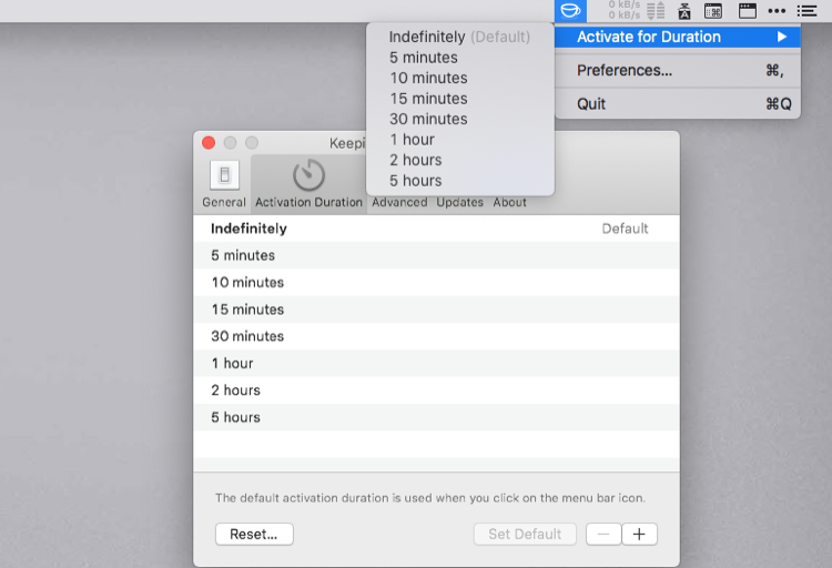 terminal mac sleep timer