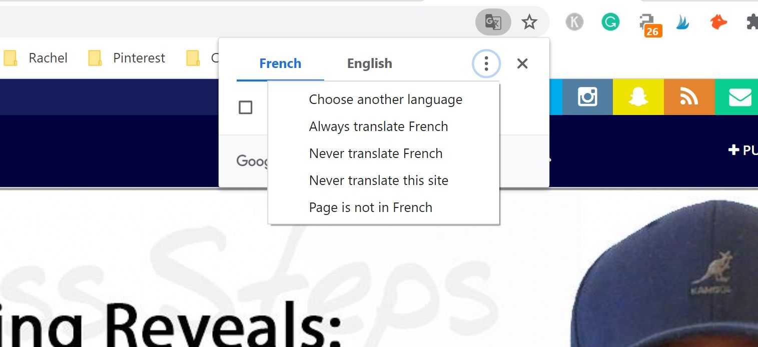 more language options in google chrome