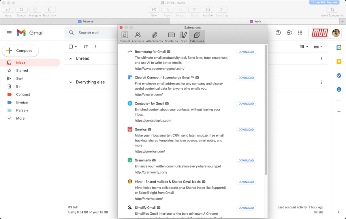 google mail application for mac