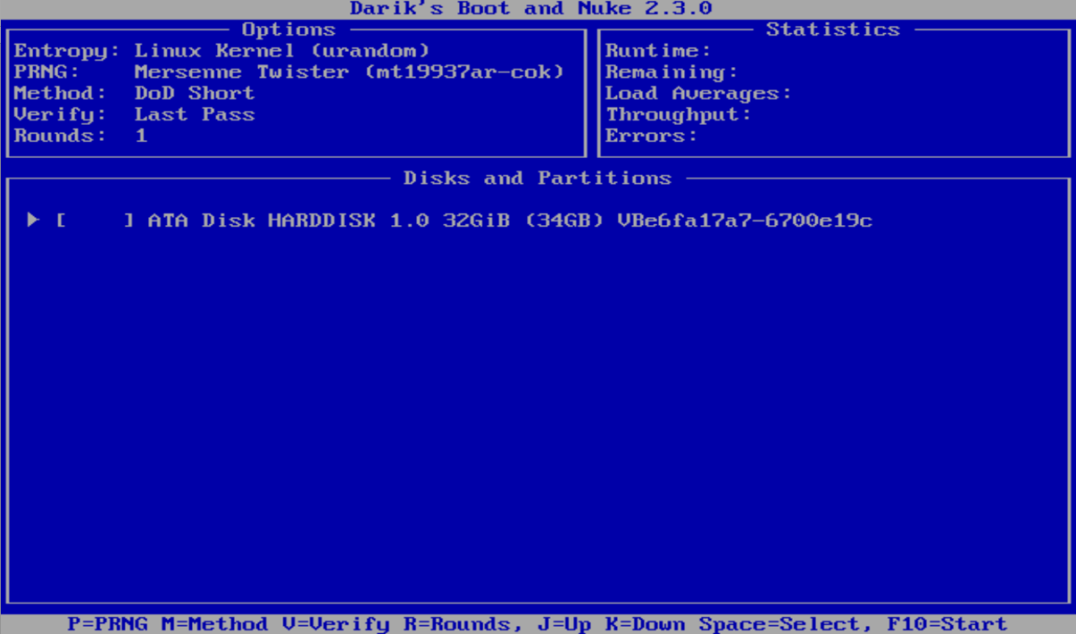 Nuke your HDD with DBAN