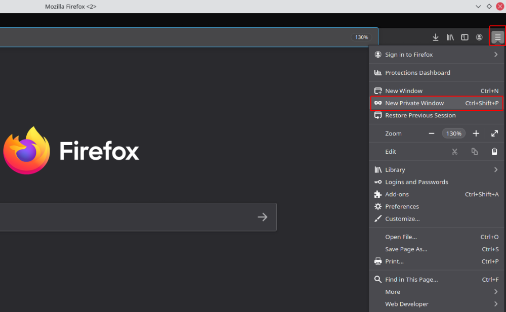 firefox incognito browsing