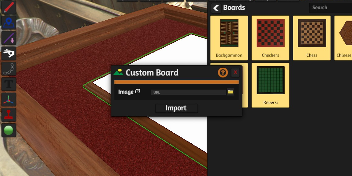 Importing a Custom Board in Tabletop Simulator